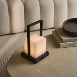 Nola Alabaster Rechargeable Table Lamp