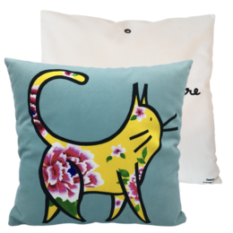 Cojín Gato Flor de Ami Imaginaire