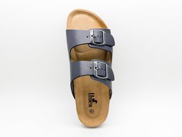 thies 1856 ® Eco Leather Sandal charcoal