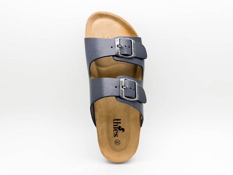 thies 1856 ® Eco Leather Sandal charcoal