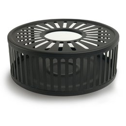 Creano Warmer Strepen RVS Zwart