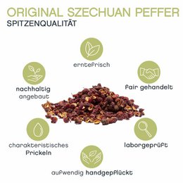 Oryginalna czerwona papryka syczuańska, cała, 100g