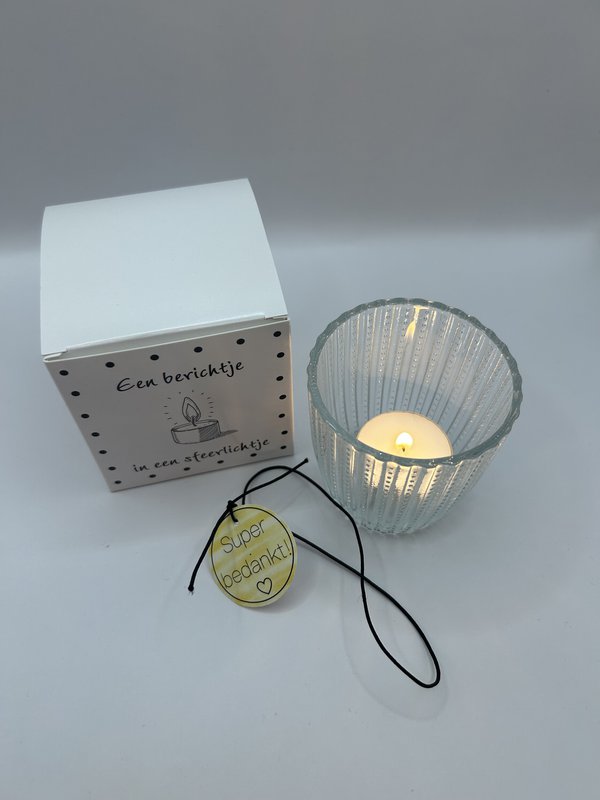 Message in a mood light - Thank you very much!