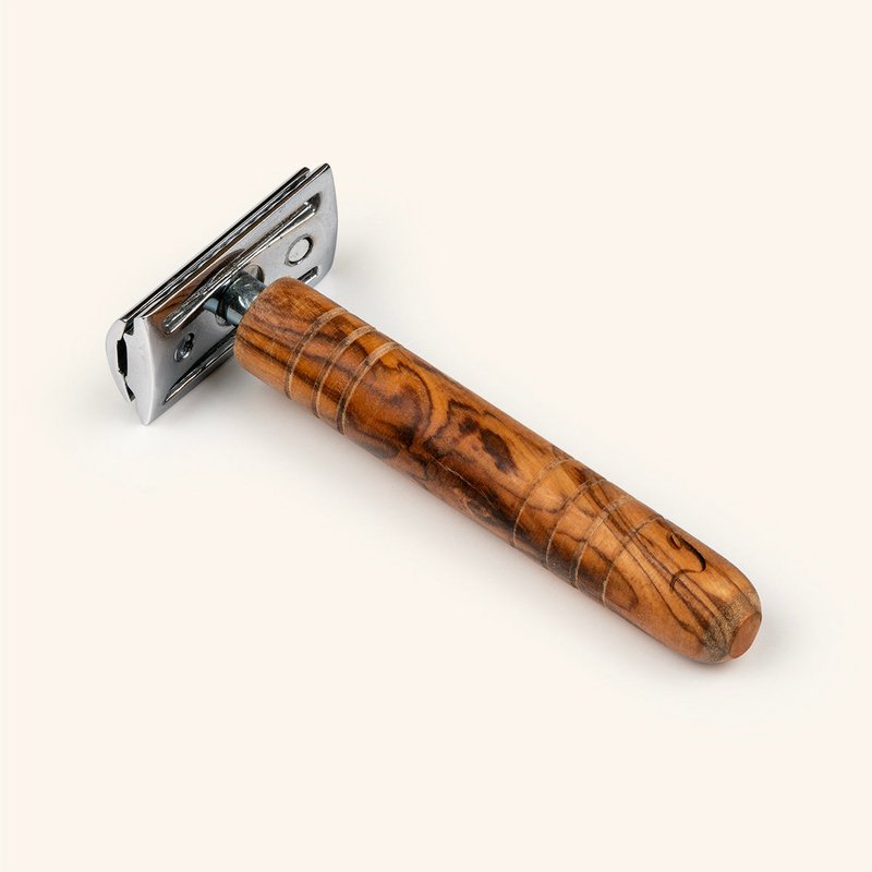 Olivewood Double Edge Safety Razor - Handgemacht
