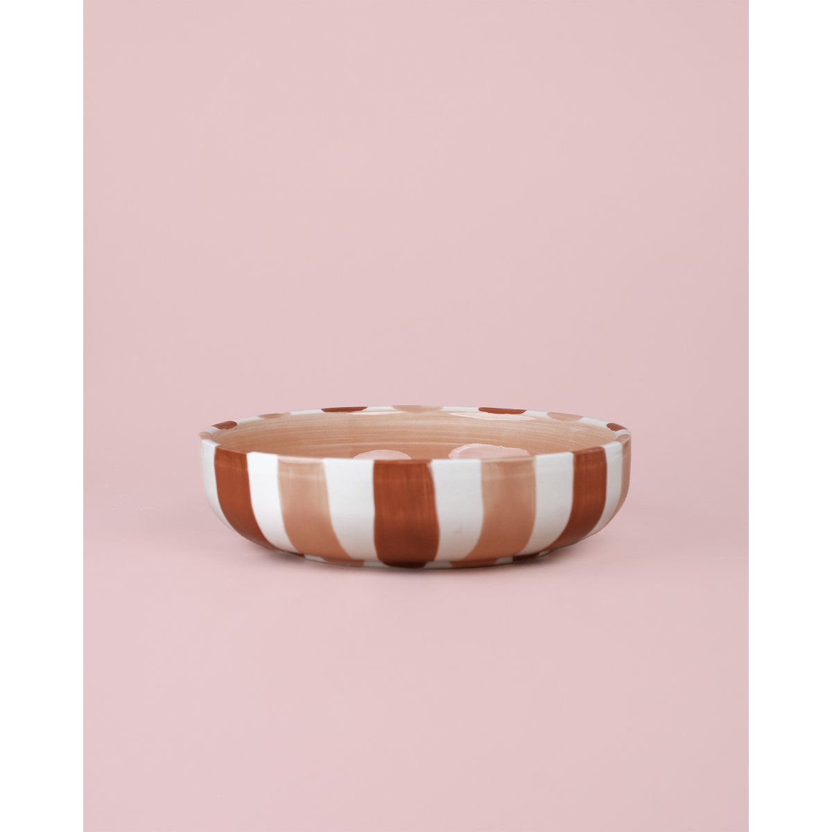 Keramische knoflookraspschotel - roze en rood - grote lieverd