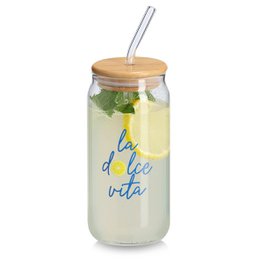 Trinkglas "la dolce vita" 500ml FSC 100%