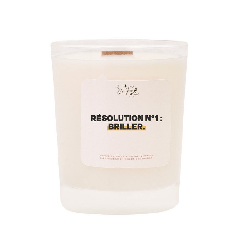 Scented candle: Resolution n°1: shine