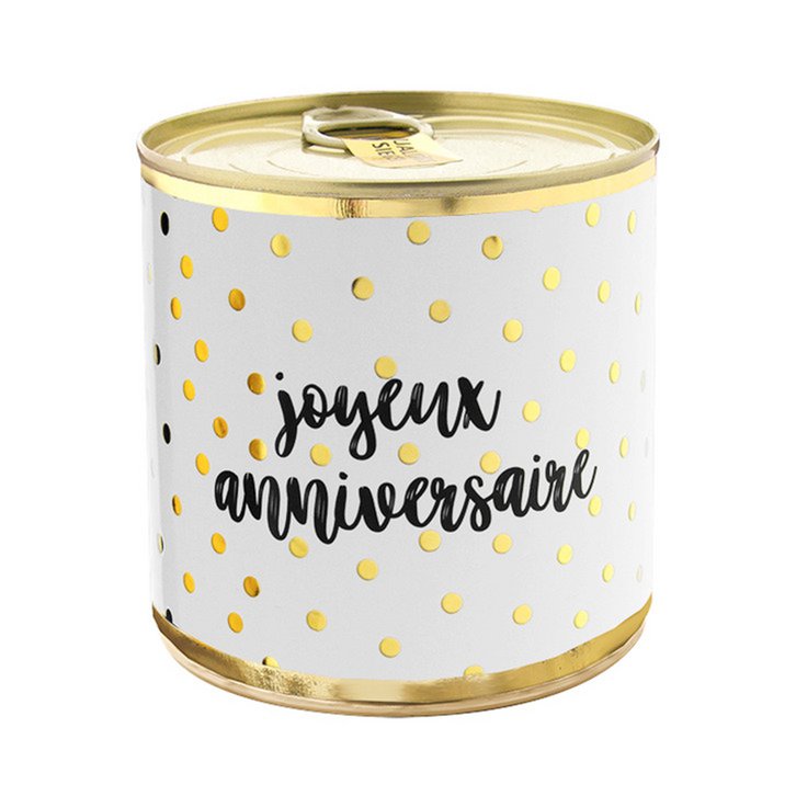 Happy Birthday - Gold dots - Lemon Cake - Cancake