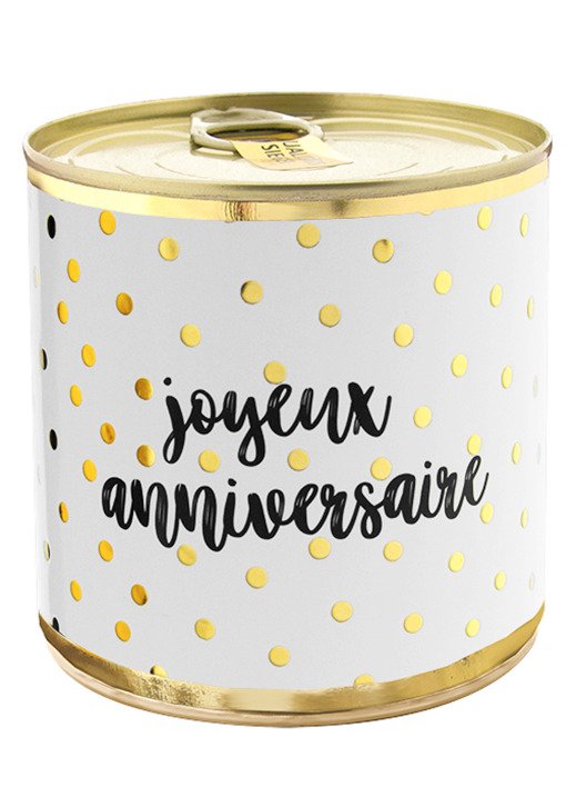 Happy Birthday - Gold dots - Lemon Cake - Cancake