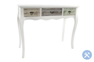 CONSOLA MADERA 102X42X83 NATUURLIJKE ENVEJECIDO MB196236