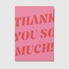 Thank you so much - A6 Postkarte