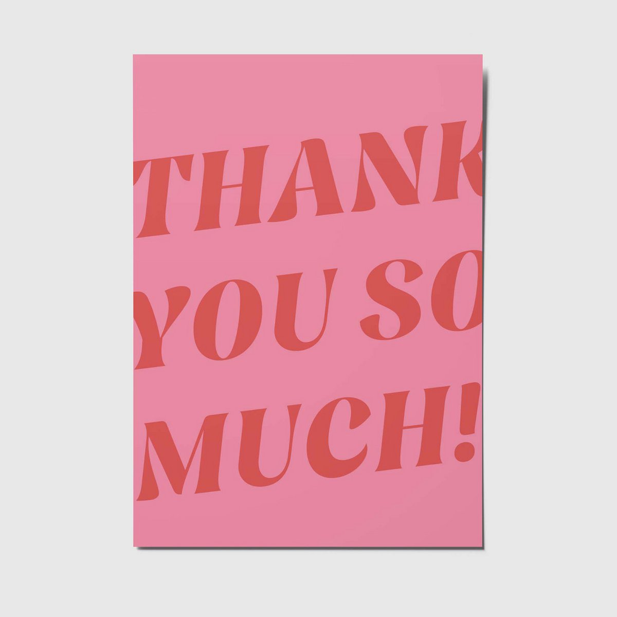 Grazie mille - Carta postale A6