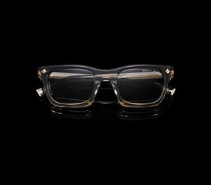 Walton & Mortimer NO. 54: "Inferno" Transparent Gray Sunglasses