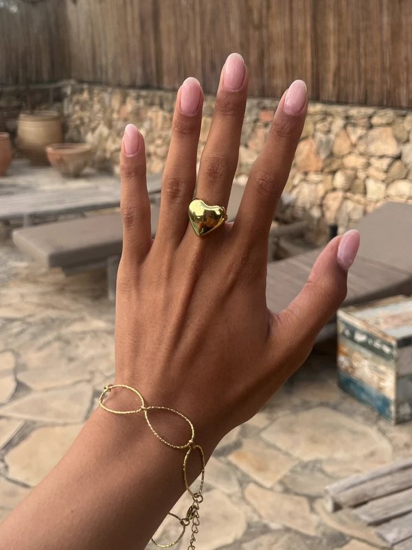 Tyk hjerte ring