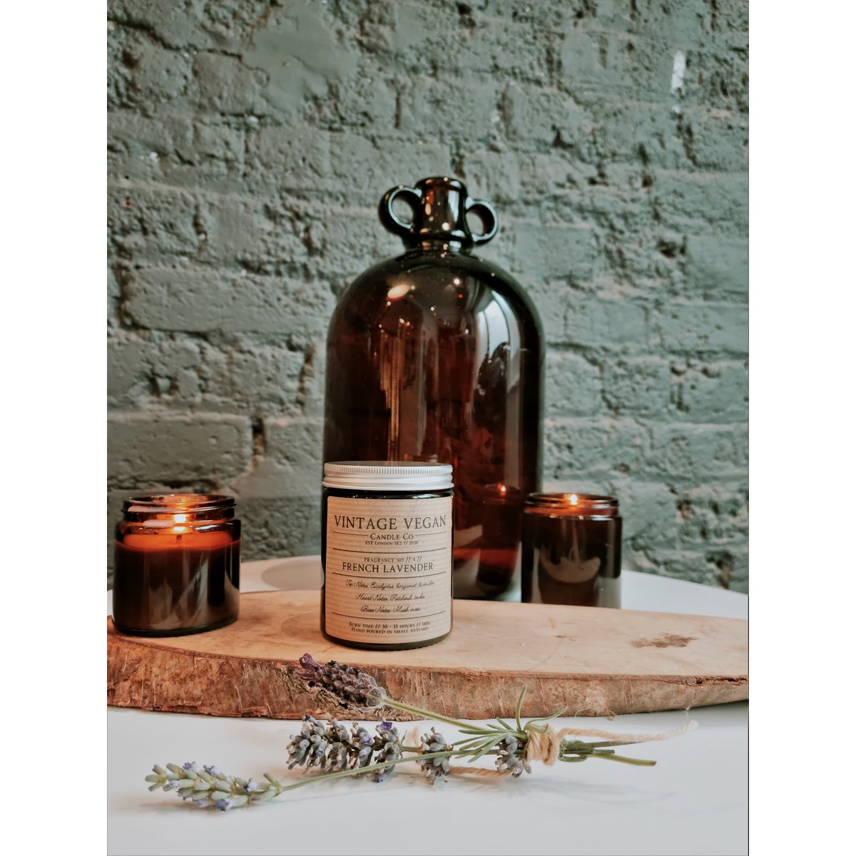 France Lavender Vintage Vegan Soy Travel Candle