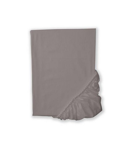 Satin-Spannbetttuch Mandel