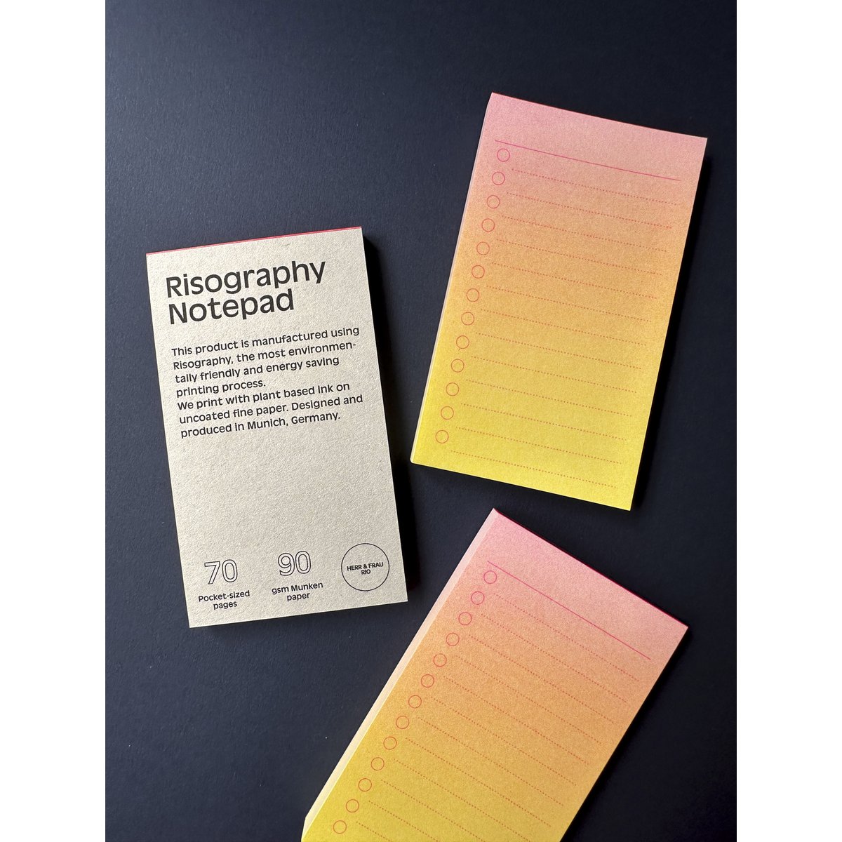 Risographie To-do Block (7,4 x 12,8 cm)
