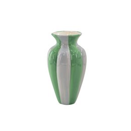 Blütenvase-fehlige Vase-Ceramic-lila/ grün-16,5x16,5x29,5 cm