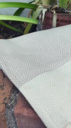 Telo mare Hammam in cotone DIAMANT – Leggero e ad asciugatura rapida – Beige - 180x100 cm