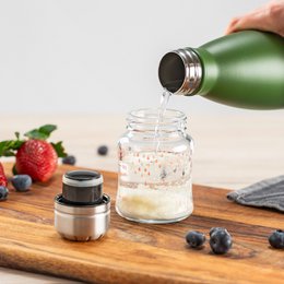 Farve rustfrit stål isoleret flaske 500ml, grøn