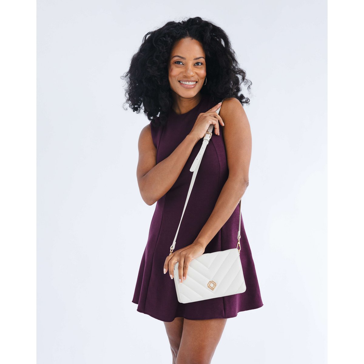 Clutch Diva Apple Off White