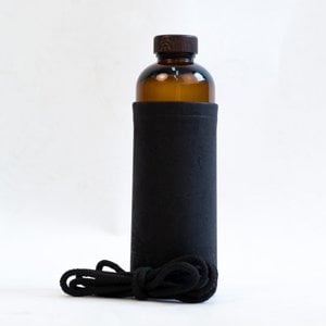 Waterfles - Zwart deksel - 600ml