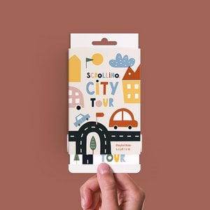 New York, London, Paris - Gift for Kids Scrollino CITY tour