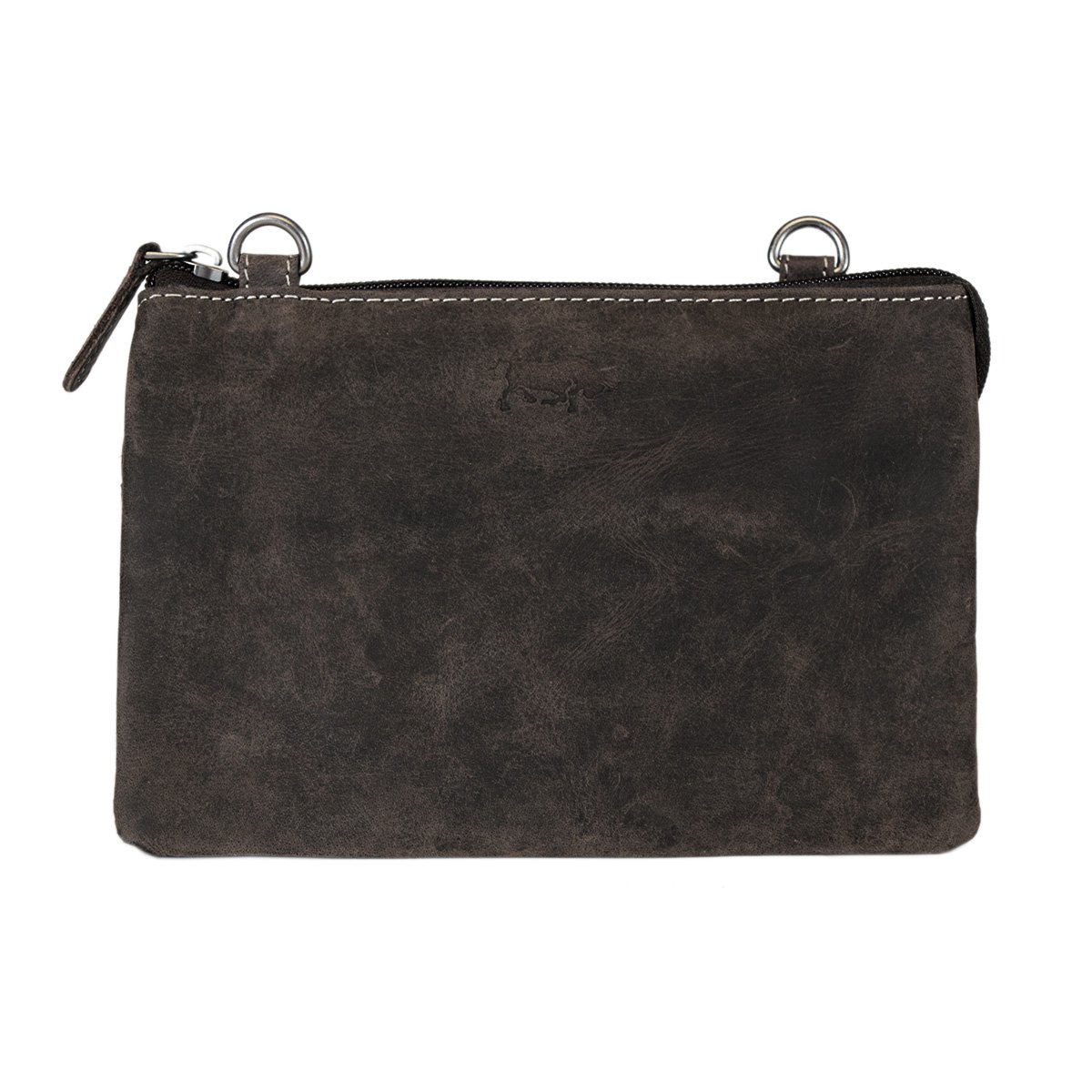 Skuldertaske I 3 farver Buffalo Læder - Festivaltaske - Lædertaske Lille - Crossbody taske til kvinder Læder - Str. L