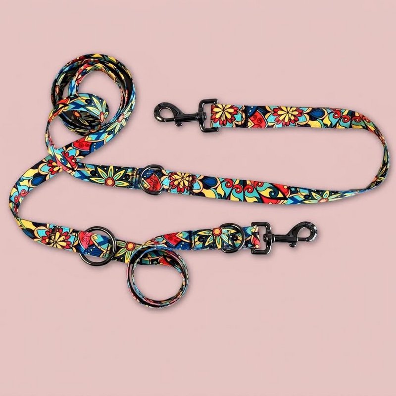 Multi-position Mandala leash