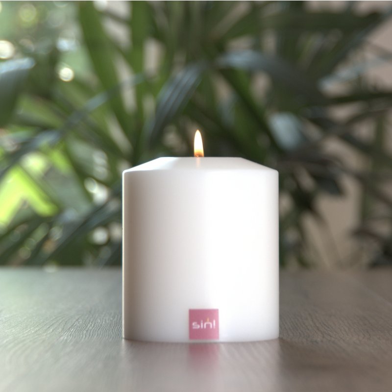 Sin! Teelichthalter Dauerkerze Classic warmweiß ∅ 8 cm