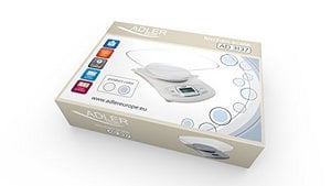 Adler AD 3137w digital kitchen scale white - including bowl
