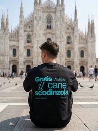 Not Free T-Shirt Nera 100% Cotone Made in Italy | Horda Brand
