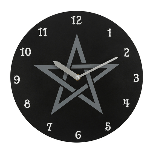 Pentagramm Wicca Uhr