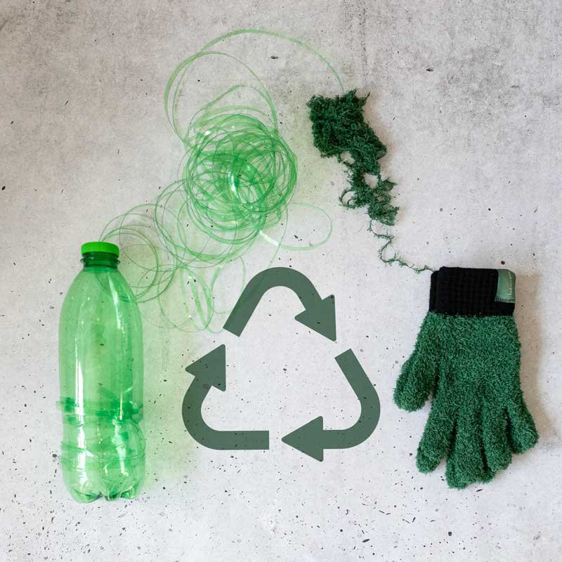 Leaf Love Gloves - Rękawiczki z mikrofibry do odkurzania roślin