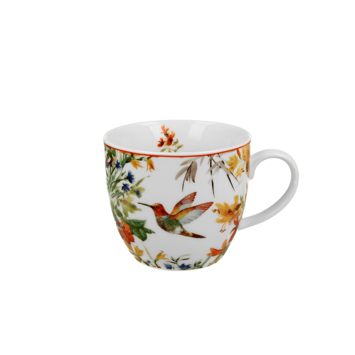 DUO FLOWERS Mug 460ml, LINNEA, in a paper sleeve gift packaging