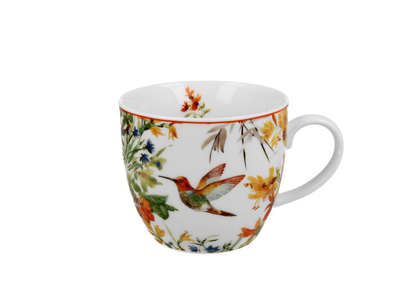 DUO FLOWERS Mug 460ml, LINNEA, in a paper sleeve gift packaging