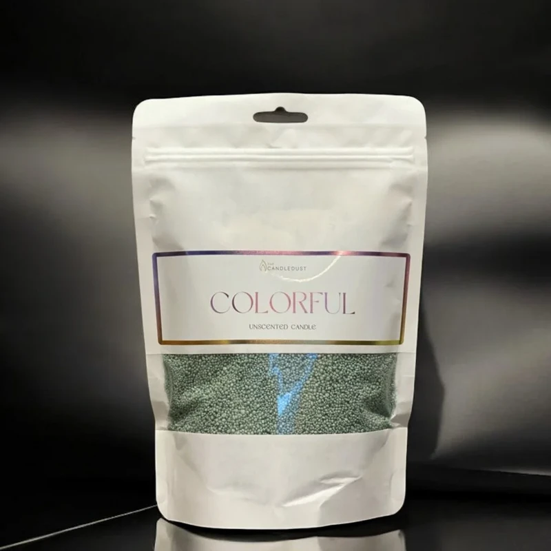 Powder/ Sand/ Pearl Candle Ready-to-Use Refill kit – Unscented Emerald Color – 330g – made for Horeca