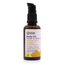3x Aceite Corporal Orgánico 50 ml - Romero & Incienso