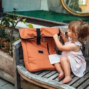 Wickeltasche N°6 Rucksack Orange