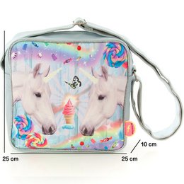 Shoulder bag square Unicorns / Unicorns