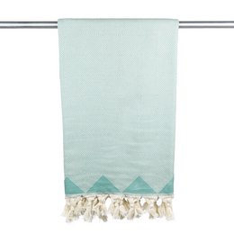 Hammam towel organic cotton Kestane jade
