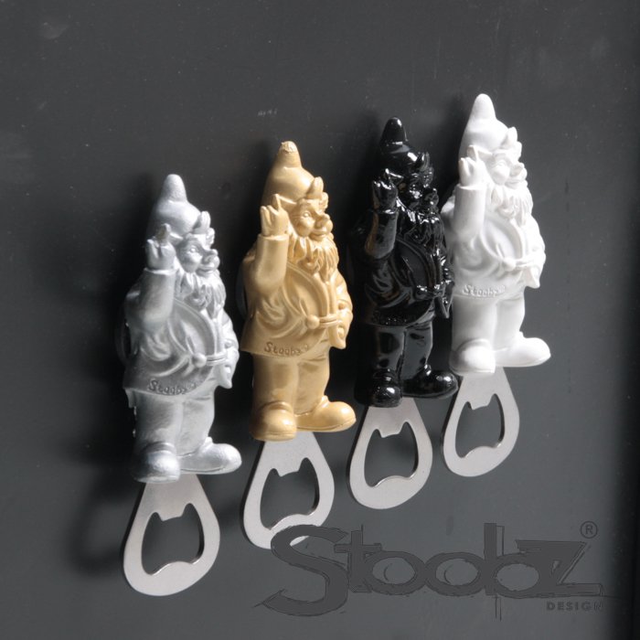 Bottles opener Kabouter F*CK You with Magnet 4 KLR ASS Z/W/G/Z 9 cm