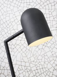 Vloerlamp ijzer Marsiglia zwart