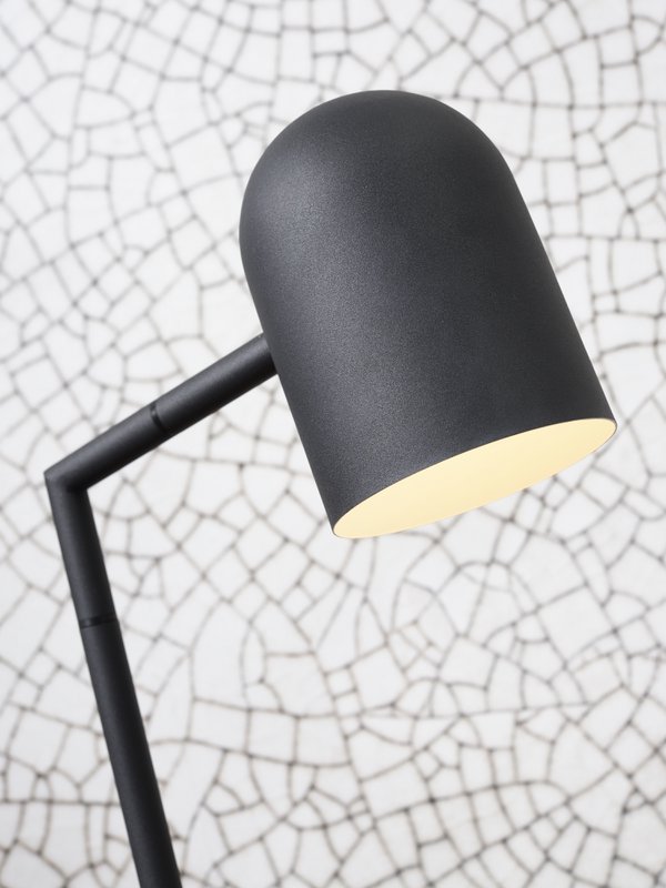 Vloerlamp ijzer Marseille zwart