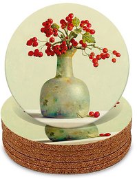 6 posavasos - Bayas de espino, Henk Helmantel