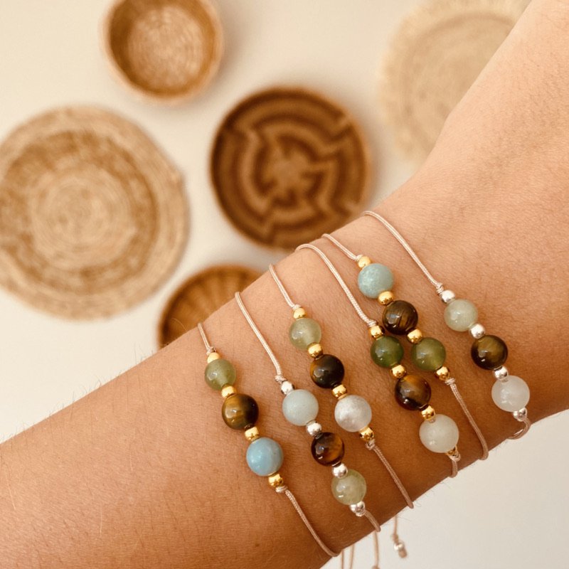 Pulsera de piedras preciosas - abundancia