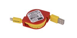 Cable USB de TekMee a Lightning 1m - Reel retráctil 10W