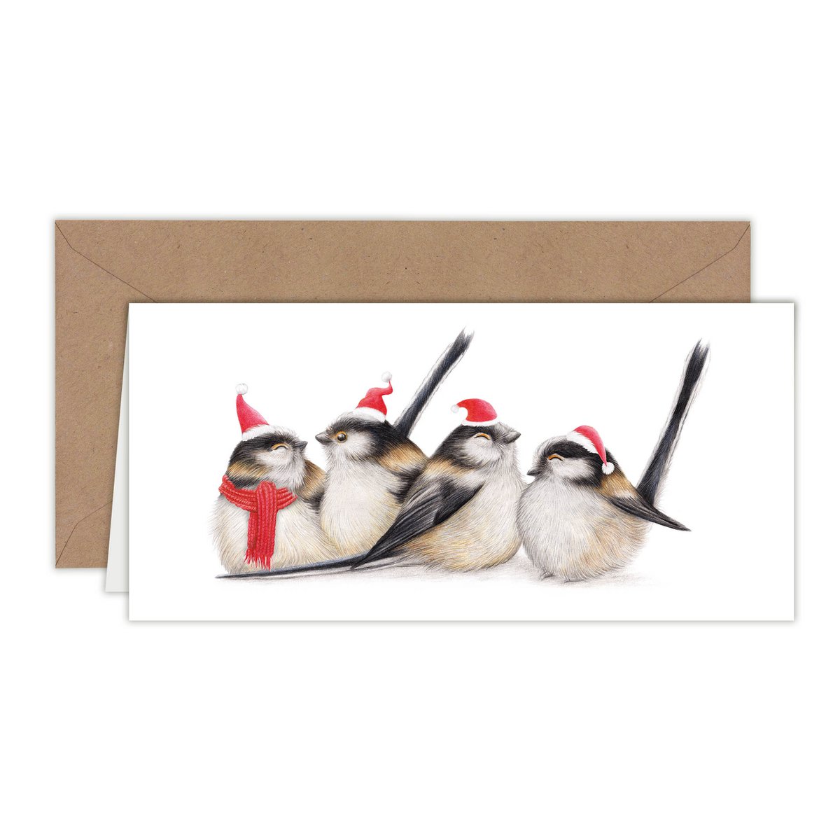 Weihnachtskarte, Vogel-Weihnachtskarte, Tier-Grußkarten