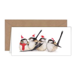 Christmas Card, Bird Holiday Card, Animal Greeting Cards