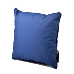 A large, comfortable outdoor cushion in a vibrant royal blue color. Made of durable, weather-resistant fabric, this cushion is perfect for adding extra seating and comfort to any outdoor space.